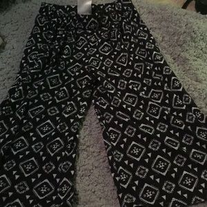 Black flowy pants